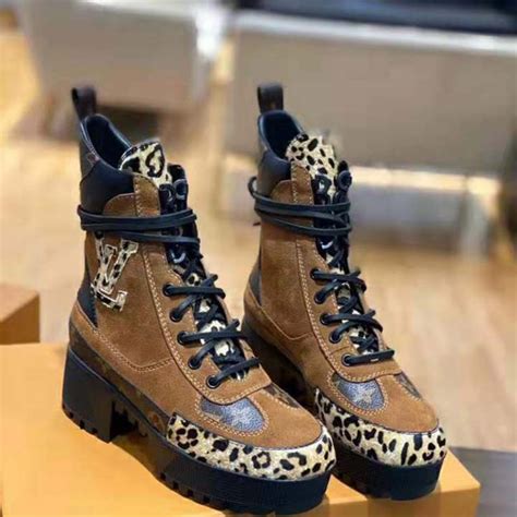 lv bottines|louis vuitton platform desert boots.